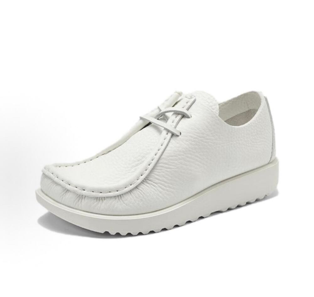 ECCO AT. KOLLEKTIVE MEN'S 46 WHITE LEATHER JOKE LACE SHOE NIB 39059491125